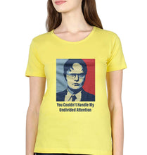 Load image into Gallery viewer, Dwight Schrute T-Shirt for Women-Yellow-Ektarfa.online
