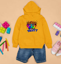 Load image into Gallery viewer, Trippy Kids Hoodie for Boy/Girl-Mustard Yellow-Ektarfa.online
