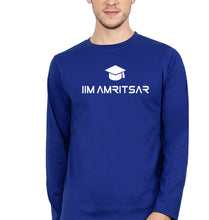 Load image into Gallery viewer, IIM Amritsar Full Sleeves T-Shirt for Men-Royal Blue-Ektarfa.online
