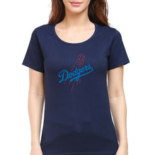 Load image into Gallery viewer, Los Angeles Dodgers T-Shirt for Women-Navy Blue-Ektarfa.online
