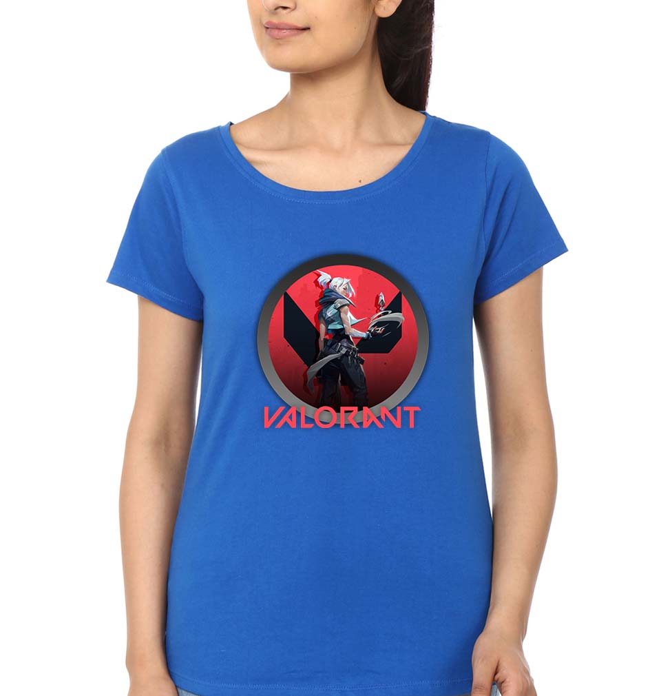 Valorant T-Shirt for Women-Royal Blue-Ektarfa.online