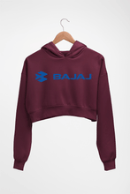 Load image into Gallery viewer, Bajaj Crop HOODIE FOR WOMEN-Maroon-Ektarfa.online
