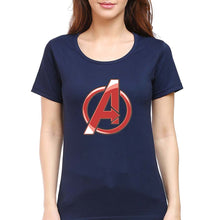 Load image into Gallery viewer, Avengers T-Shirt for Women-Navy Blue-Ektarfa.online
