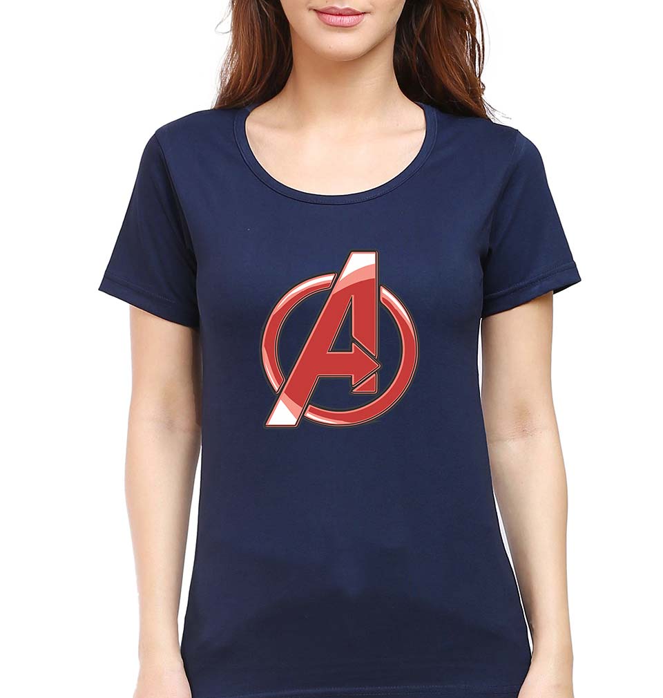 Avengers T-Shirt for Women-Navy Blue-Ektarfa.online