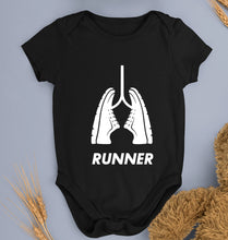 Load image into Gallery viewer, Runner Running Kids Romper For Baby Boy/Girl-0-5 Months(18 Inches)-Black-Ektarfa.online
