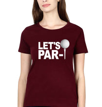 Load image into Gallery viewer, Golf T-Shirt for Women-Maroon-Ektarfa.online
