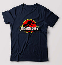 Load image into Gallery viewer, Jurassic Park T-Shirt for Men-Navy Blue-Ektarfa.online
