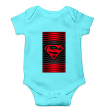 Load image into Gallery viewer, Superman Superhero Kids Romper For Baby Boy/Girl-0-5 Months(18 Inches)-Sky Blue-Ektarfa.online
