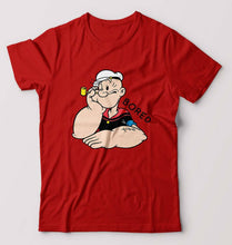 Load image into Gallery viewer, Popeye T-Shirt for Men-Red-Ektarfa.online
