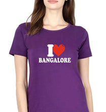 Load image into Gallery viewer, I Love BANGALORE T-Shirt for Women
