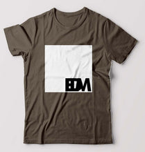 Load image into Gallery viewer, EDM T-Shirt for Men-Olive Green-Ektarfa.online
