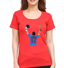Load image into Gallery viewer, Sachin Tendulkar T-Shirt for Women-Red-Ektarfa.online
