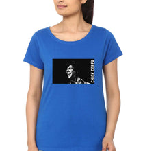 Load image into Gallery viewer, Chick Corea T-Shirt for Women-Royal Blue-Ektarfa.online
