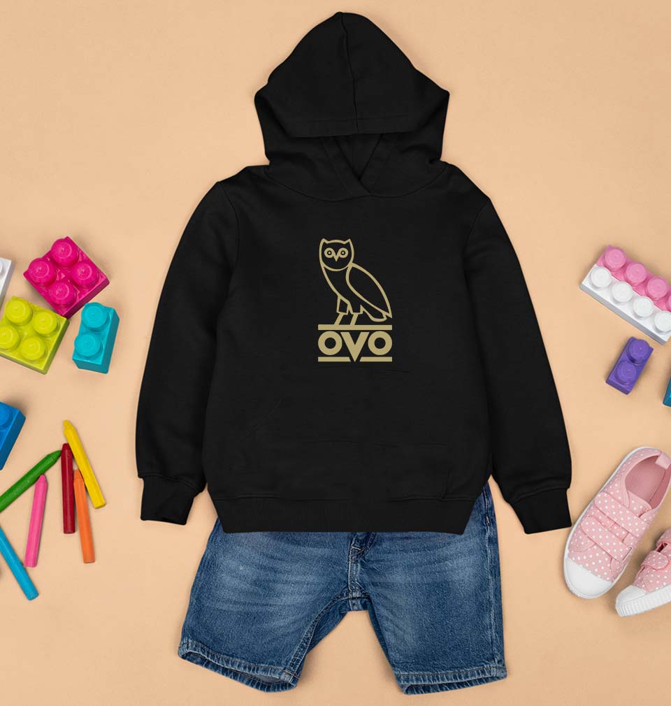 OVO Kids Hoodie for Boy/Girl-0-1 Year(22 Inches)-Black-Ektarfa.online