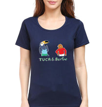 Load image into Gallery viewer, Tuca &amp; Bertie T-Shirt for Women-Navy Blue-Ektarfa.online
