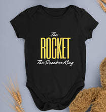 Load image into Gallery viewer, Rocket Snooker King Kids Romper For Baby Boy/Girl-0-5 Months(18 Inches)-Black-Ektarfa.online
