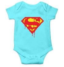 Load image into Gallery viewer, Superman Kids Romper Kids Romper For Baby Boy/Girl-0-5 Months(18 Inches)-Sky Blue-Ektarfa.online
