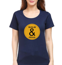 Load image into Gallery viewer, Muslim T-Shirt for Women-Navy Blue-Ektarfa.online
