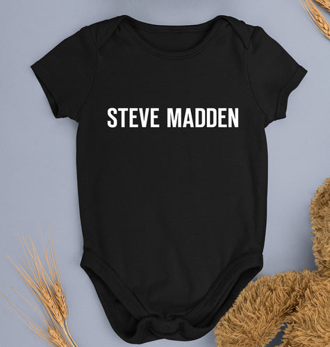 Steve Madden Kids Romper For Baby Boy/Girl-0-5 Months(18 Inches)-Black-Ektarfa.online