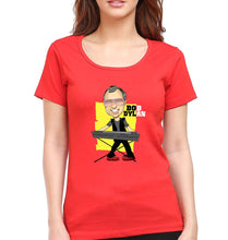 Load image into Gallery viewer, Bob Dylan T-Shirt for Women-Red-Ektarfa.online
