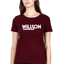Load image into Gallery viewer, Wilson T-Shirt for Women-Maroon-Ektarfa.online
