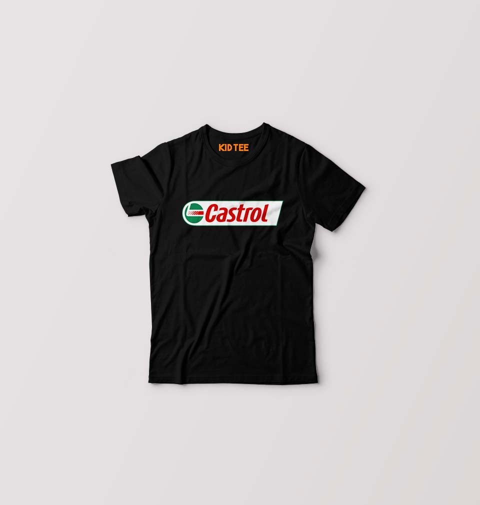 Castrol Kids T-Shirt for Boy/Girl-Black-Ektarfa.online