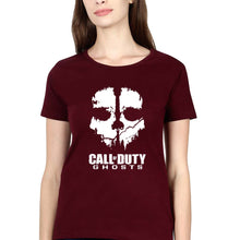 Load image into Gallery viewer, Call of Duty (COD) T-Shirt for Women-Maroon-Ektarfa.online
