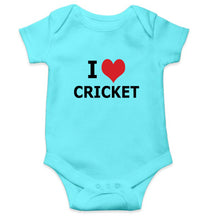 Load image into Gallery viewer, Love Cricket Kids Romper For Baby Boy/Girl-0-5 Months(18 Inches)-Sky Blue-Ektarfa.online
