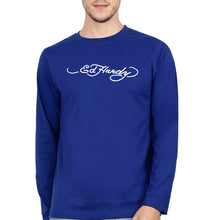 Load image into Gallery viewer, Ed Hardy Full Sleeves T-Shirt for Men-Royal Blue-Ektarfa.online
