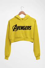 Load image into Gallery viewer, Avengers Crop HOODIE FOR WOMEN-Mustard Yellow-Ektarfa.online
