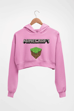Load image into Gallery viewer, Minecraft Crop HOODIE FOR WOMEN-Light Baby Pink-Ektarfa.online
