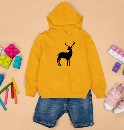 Cat Kids Hoodie for Boy/Girl-Mustard Yellow-Ektarfa.online