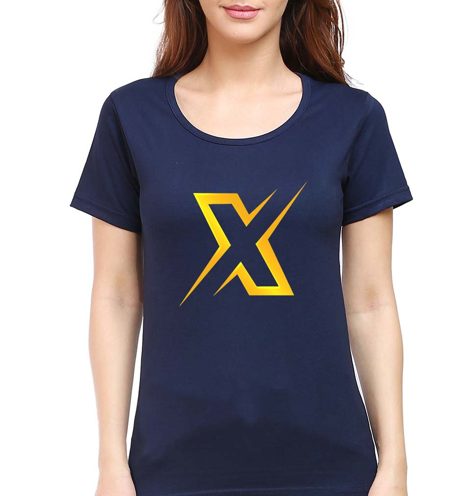 Battlegrounds Mobile India (BGMI) T-Shirt for Women-Navy Blue-Ektarfa.online