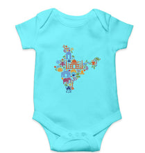 Load image into Gallery viewer, India Kids Romper For Baby Boy/Girl-0-5 Months(18 Inches)-Sky Blue-Ektarfa.online
