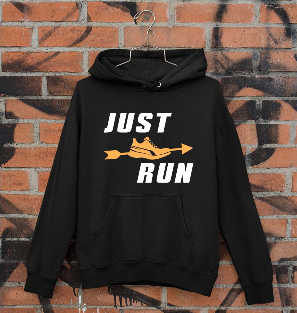 Runner Running Unisex Hoodie for Men/Women-Black-Ektarfa.online