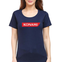 Load image into Gallery viewer, Konami T-Shirt for Women-Navy Blue-Ektarfa.online

