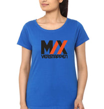 Load image into Gallery viewer, Max Verstappen T-Shirt for Women-XS(32 Inches)-Royal Blue-Ektarfa.online
