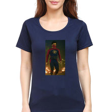 Load image into Gallery viewer, Minnal Murali T-Shirt for Women-Navy Blue-Ektarfa.online
