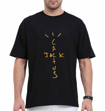 Load image into Gallery viewer, Cactus Jack Travis Scott Oversized T-Shirt for Men-Black-Ektarfa.online
