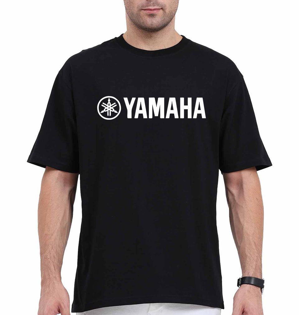 Yamaha Oversized T-Shirt for Men-Black-Ektarfa.online