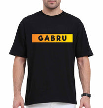 Load image into Gallery viewer, Gabru Oversized T-Shirt for Men-Black-Ektarfa.online
