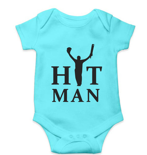 Rohit Sharma Kids Romper For Baby Boy/Girl-Sky Blue-Ektarfa.online