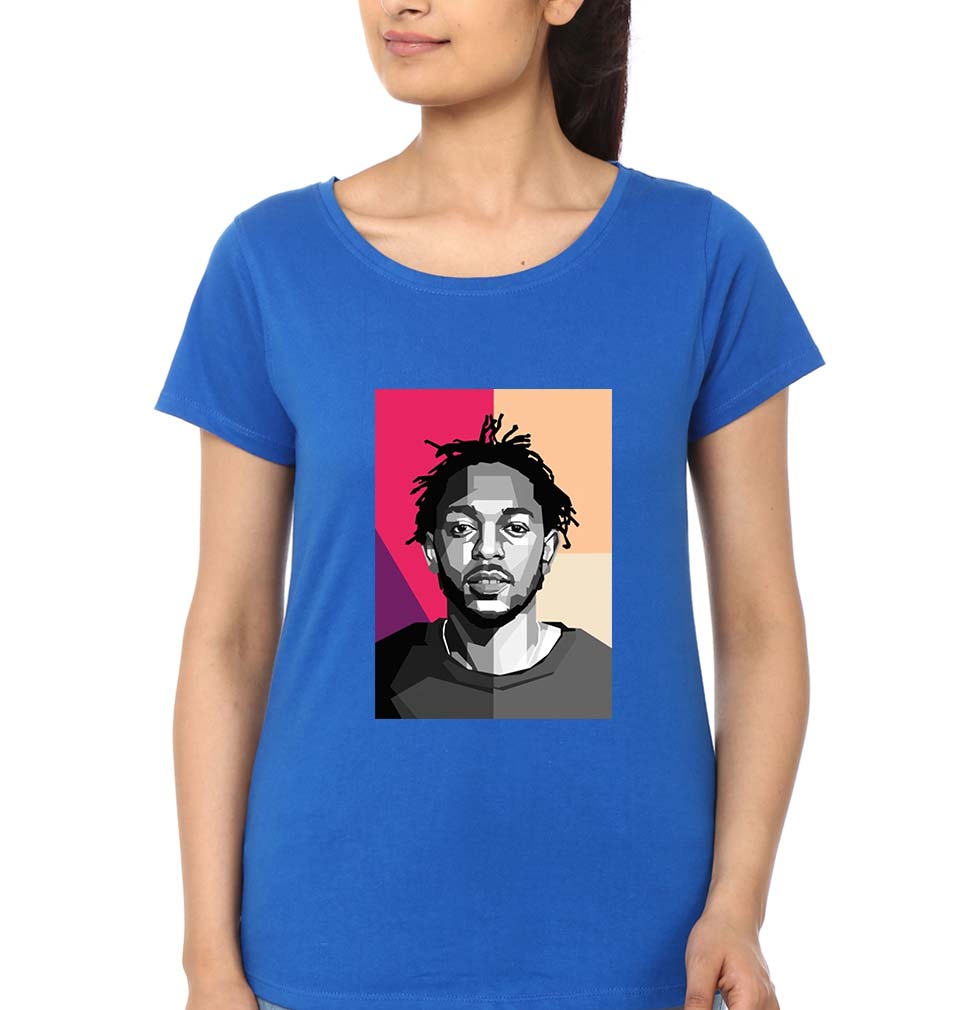 Kendrick Lamar T-Shirt for Women-Royal Blue-Ektarfa.online