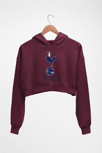 Load image into Gallery viewer, Tottenham Hotspur F.C Crop HOODIE FOR WOMEN-Maroon-Ektarfa.online
