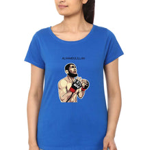 Load image into Gallery viewer, Khabib Nurmagomedov T-Shirt for Women-Royal Blue-Ektarfa.online
