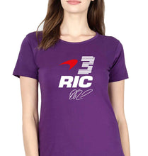 Load image into Gallery viewer, Daniel Ricciardo T-Shirt for Women-Purple-Ektarfa.online
