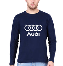 Load image into Gallery viewer, Audi Full Sleeves T-Shirt for Men-Navy Blue-Ektarfa.online
