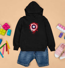 Load image into Gallery viewer, Captain America Shield Kids Hoodie for Boy/Girl-0-1 Year(22 Inches)-Black-Ektarfa.online
