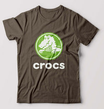 Load image into Gallery viewer, Crocs T-Shirt for Men-Olive Green-Ektarfa.online
