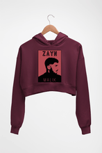 Load image into Gallery viewer, Zayn Malik Crop HOODIE FOR WOMEN-Maroon-Ektarfa.online
